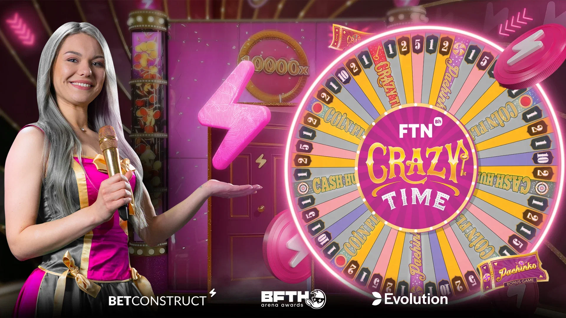 Crazy Time Pachinko bonus round